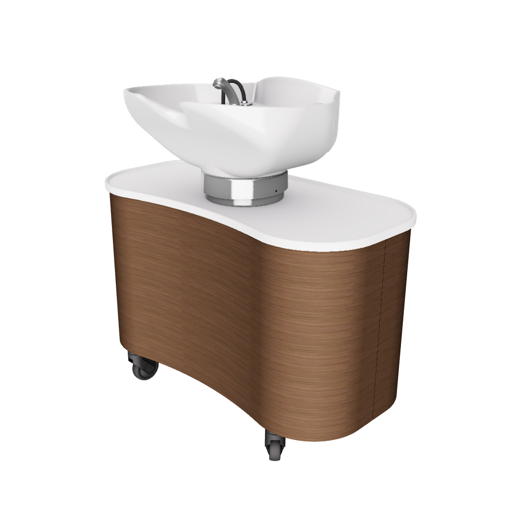 Парикмахерская мойка HUB WALNUT