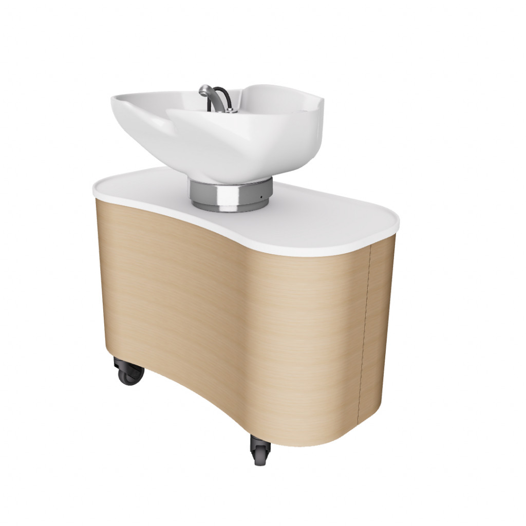 Парикмахерская мойка HUB LIGHT OAK