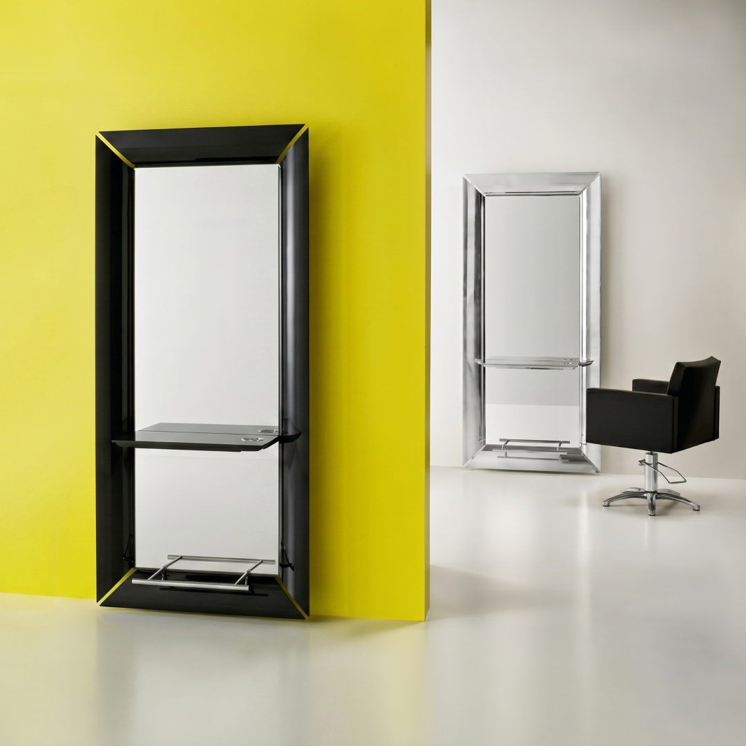Зеркало настенное TREVI Plus Black