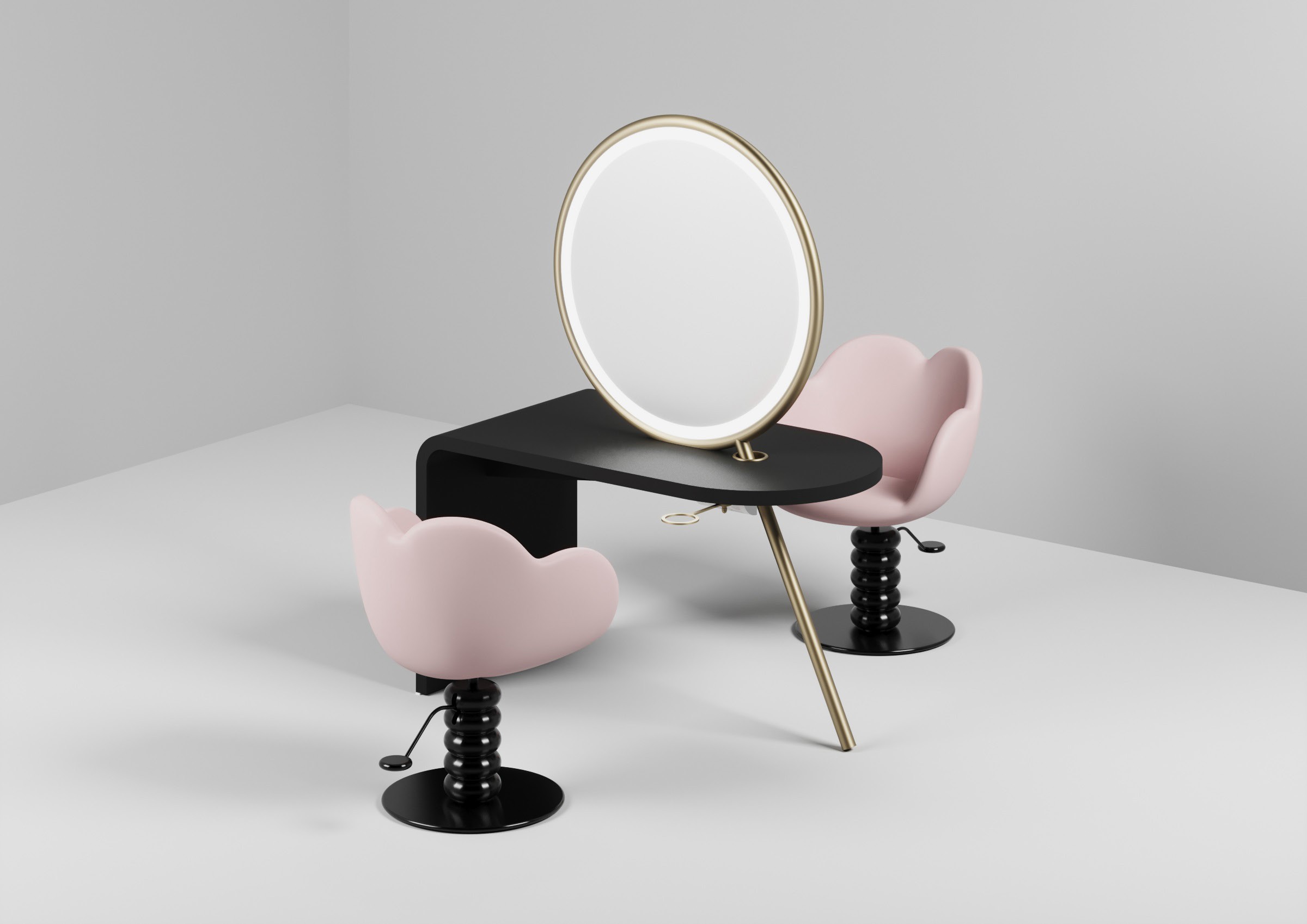 Двустороннее зеркало LOLLIPOP TABLE