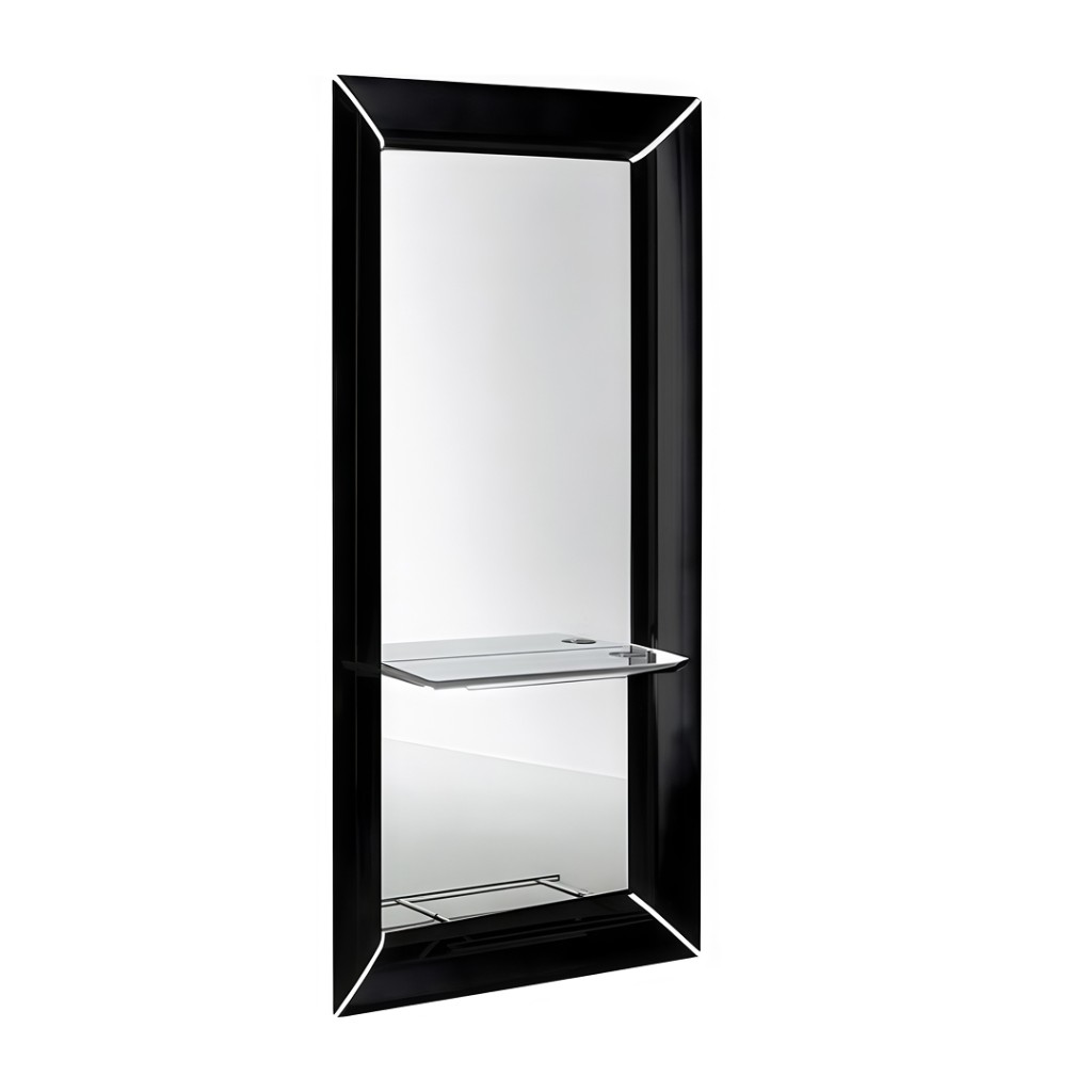 Зеркало настенное TREVI Plus Black