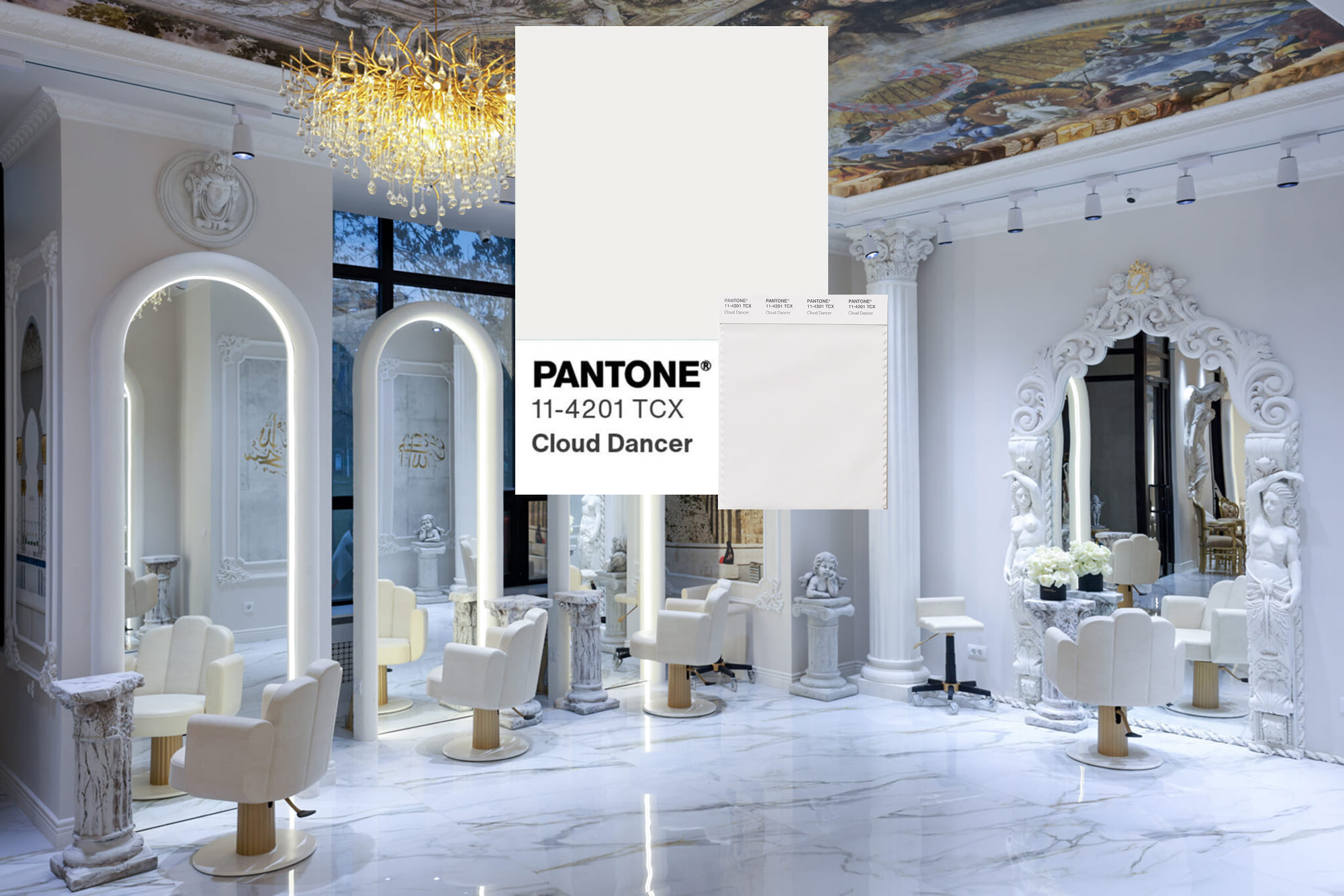 Тенденция 2026: Мебель цвета «Cloud Dancer» для спа-атмосферы и безупречной эстетики