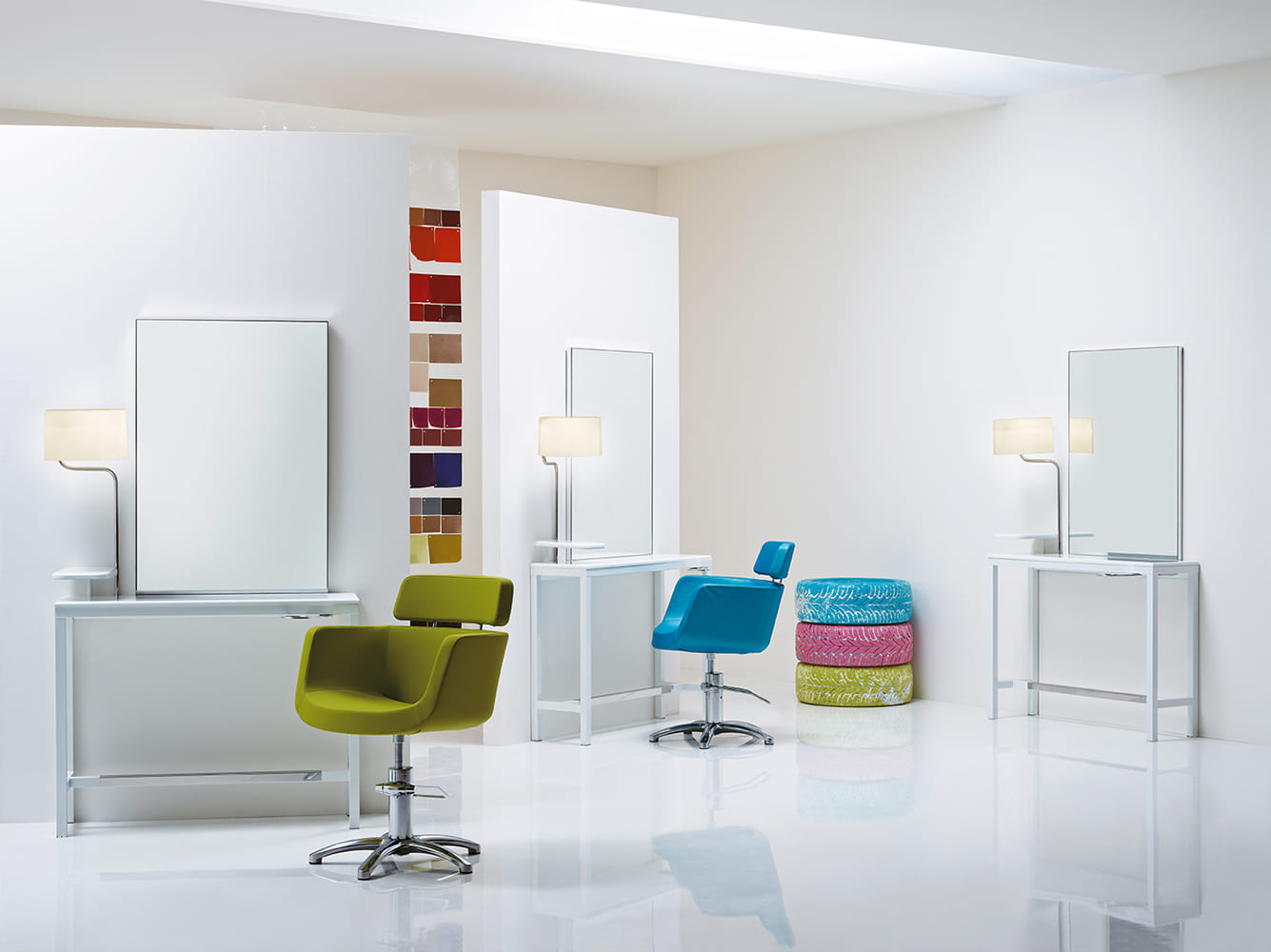 Парикмахерское кресло ECO FUN Bi-Color